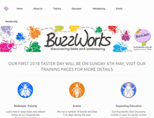 Tablet Screenshot of buzzworks.org.uk